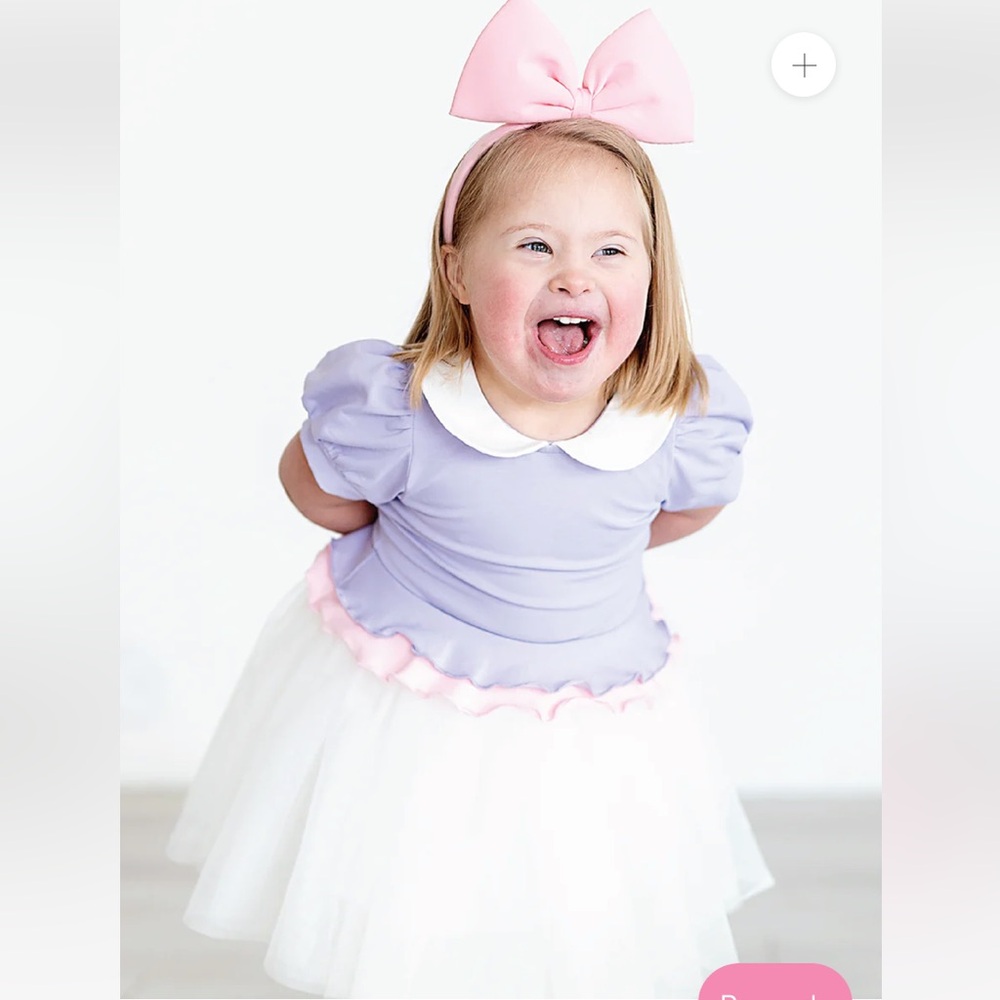 Taylor Joelle Girl’s Lavender Peplum Dress